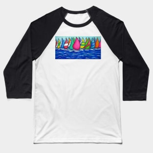 Rainbow Regatta Baseball T-Shirt